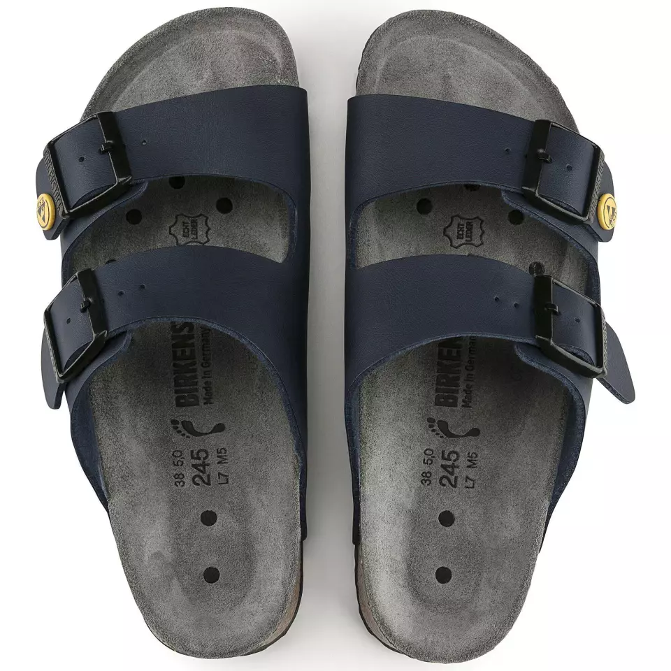 Birkenstock 89438, Arizona ESD BF Narrow Occupational Sandals, Blue, image 2, gallery thumbnail