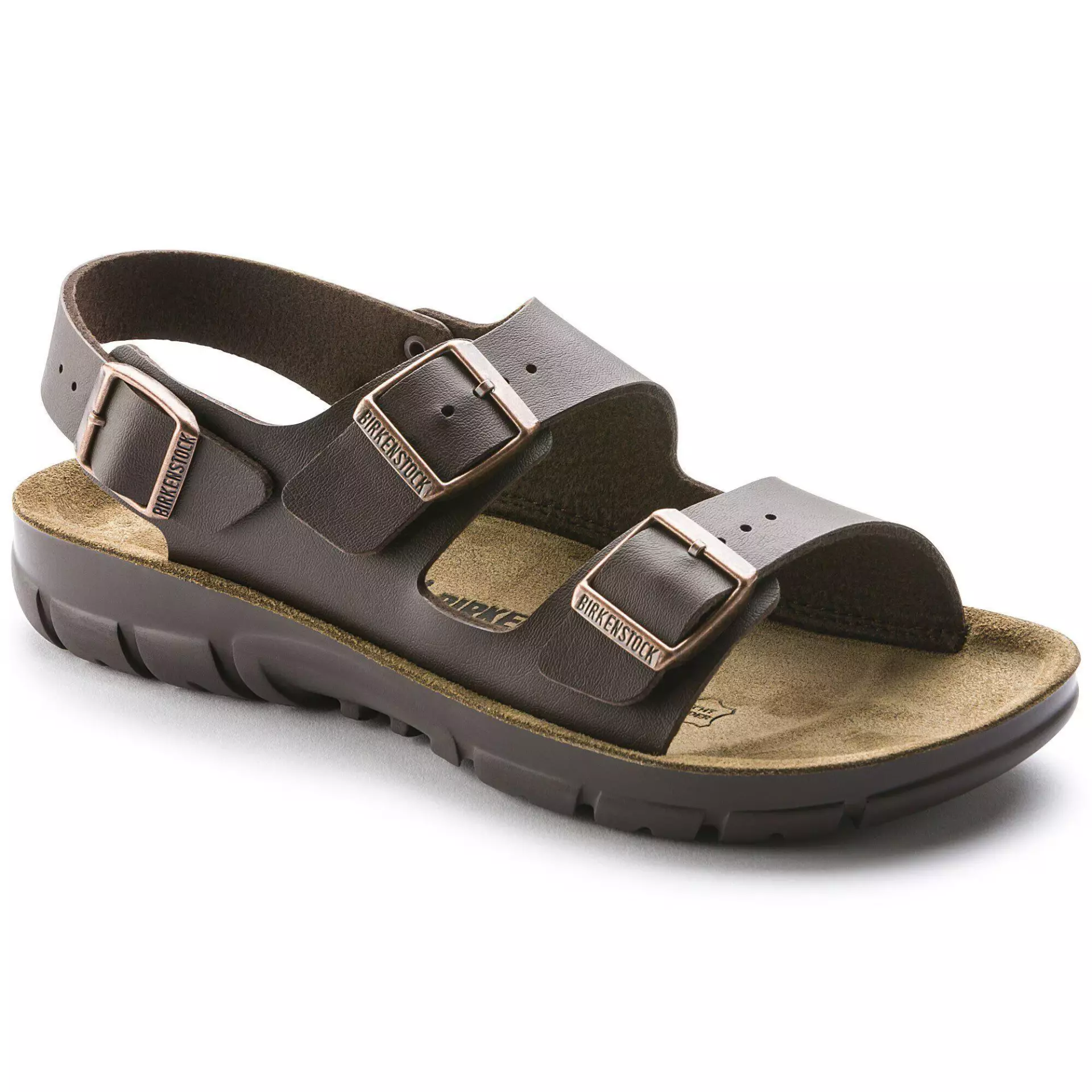 Birkenstock 500803, Kano BF Narrow Occupational Sandals, Dark Brown