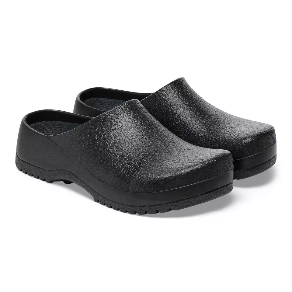 Birkenstock 1027191, Super-Birki Fusion Tavalliset työ-PU-puukengät, mustat, image 7, gallery thumbnail