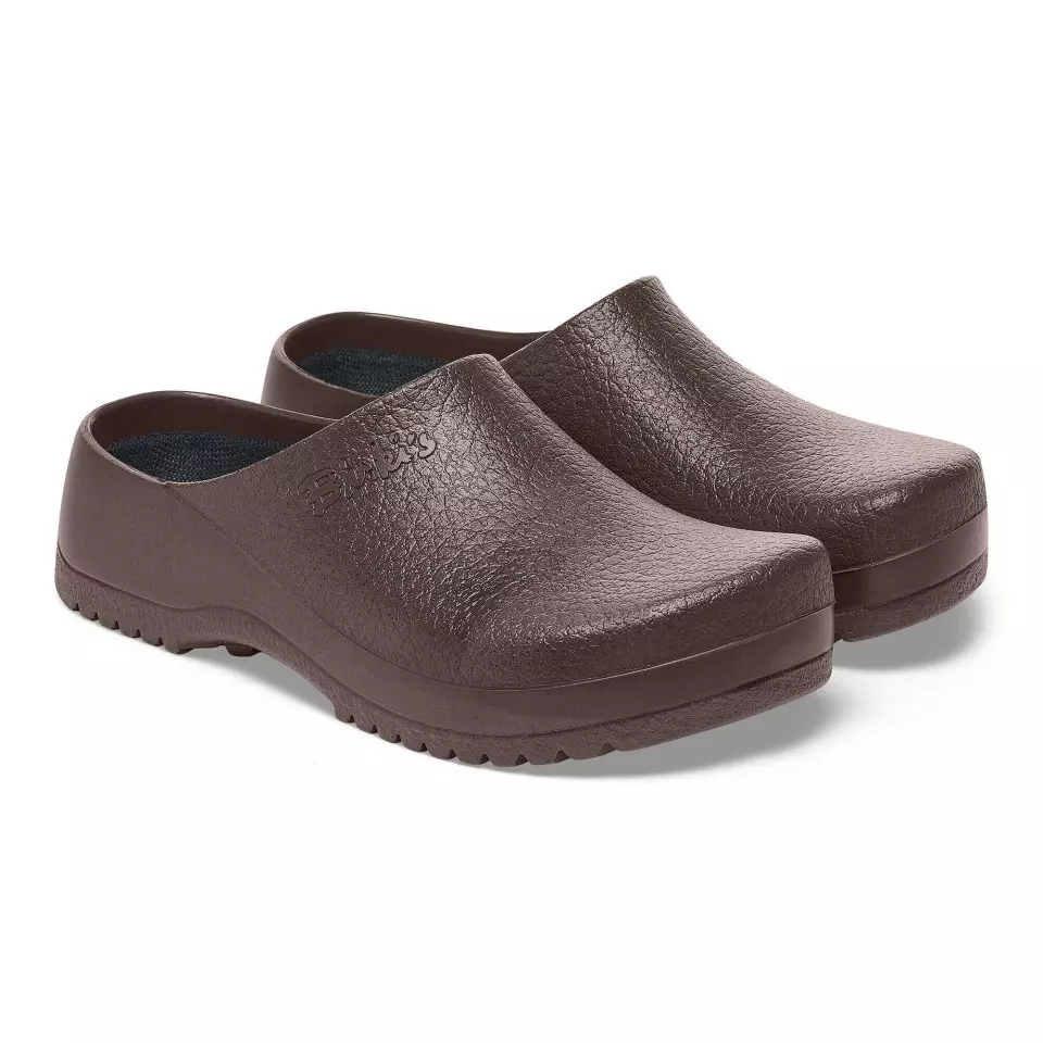 Birkenstock 1027220, Super-Birki Fusion Regular Occupational PU Clogs, Brown, image 6, gallery thumbnail