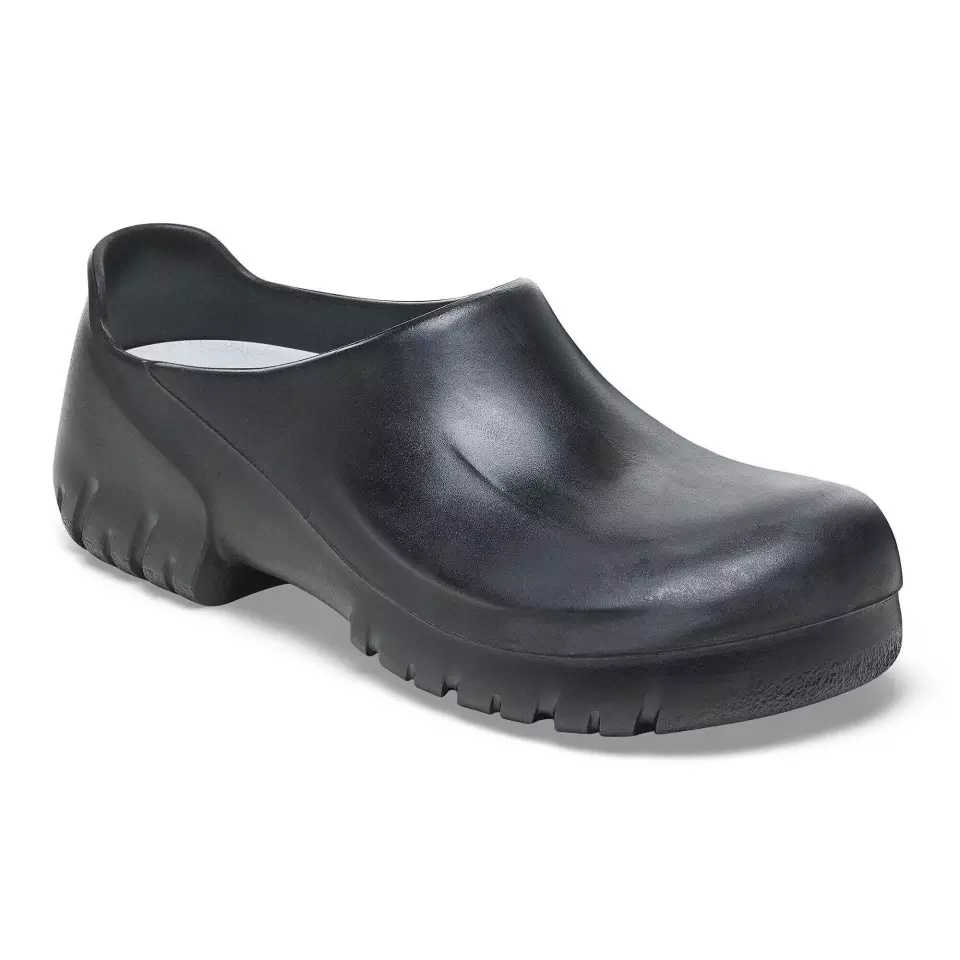 Birkenstock 20272, A 630 Regular Occupational PU Clogs with Steelcap, Black, image 1, gallery thumbnail