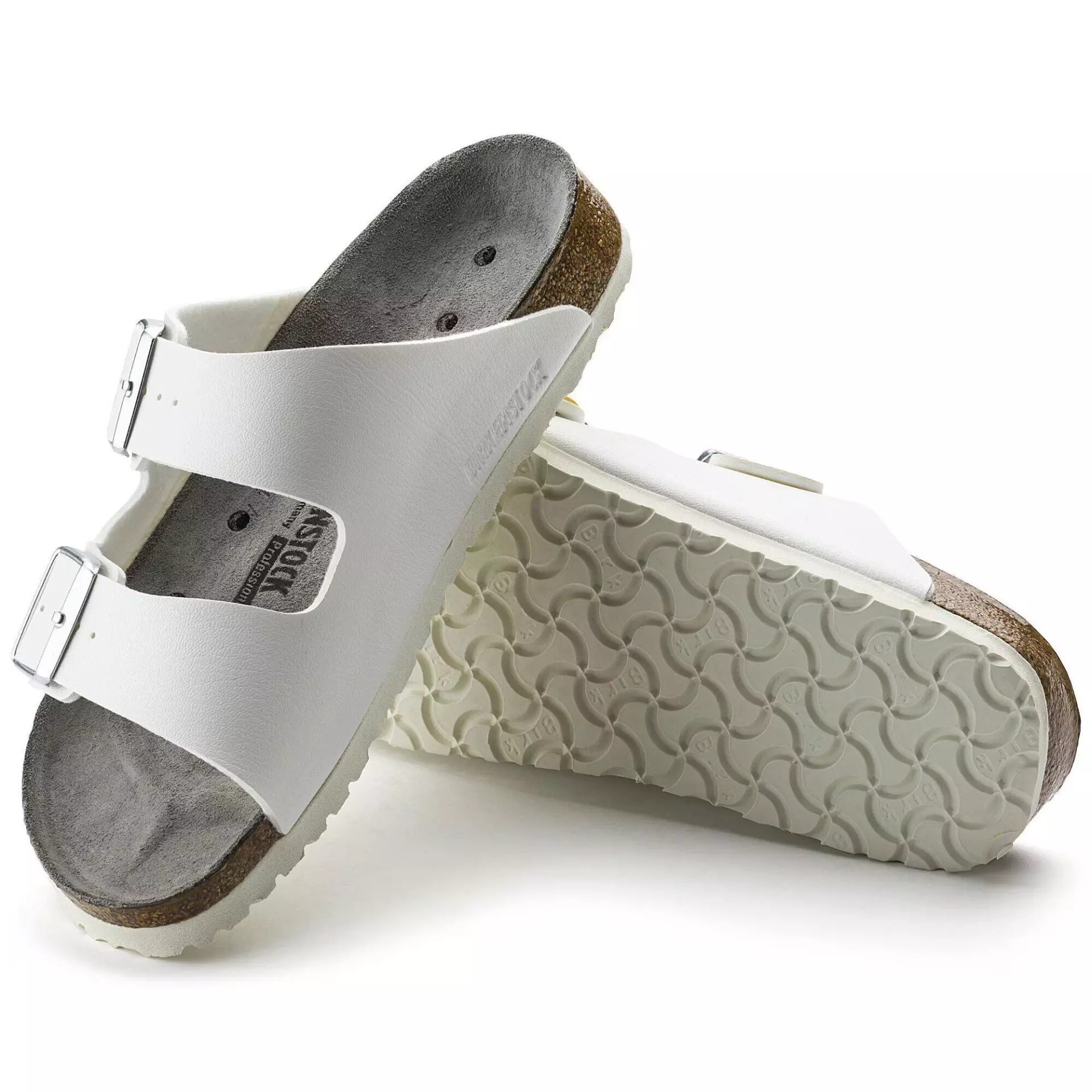 Birkenstock 89418, Arizona ESD BF Narrow Occupational Sandals, White, image 7