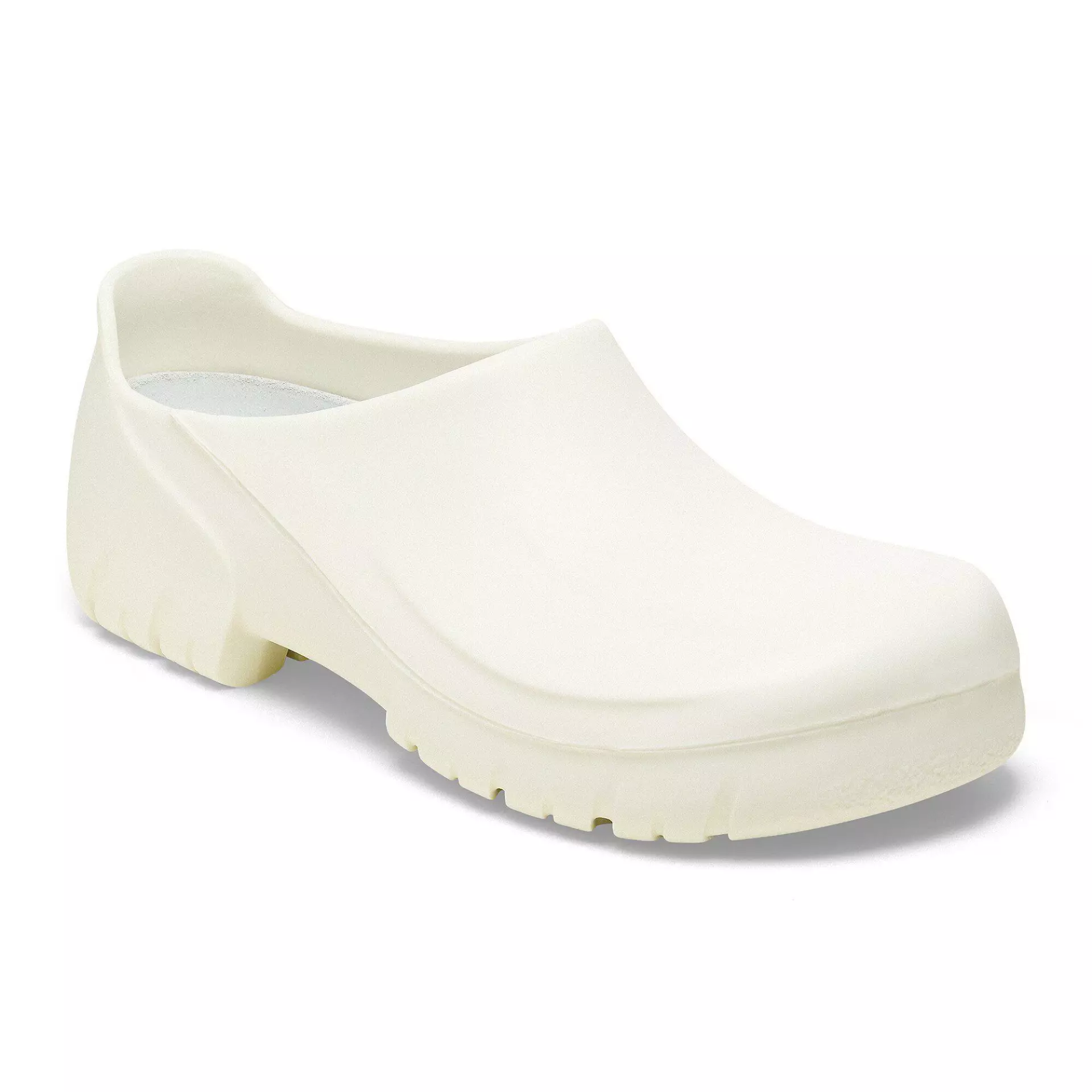 Birkenstock 20292, A 630 Regular Occupational PU Clogs with Steelcap, White