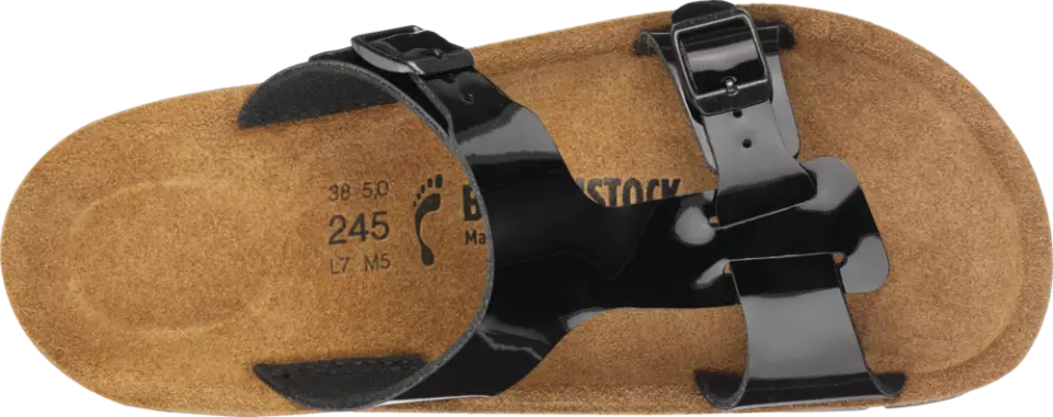 Birkenstock 263183, Sofia BF Smal arbetssandal, lackerad svart, image 5, gallery thumbnail