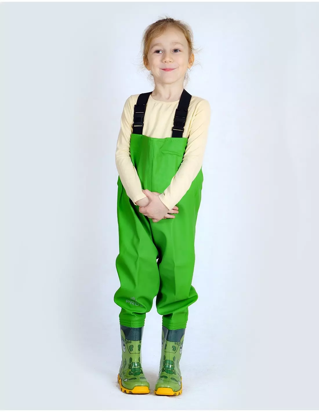 PROS SB06, Kids Chest Waders, Light Green, image 8