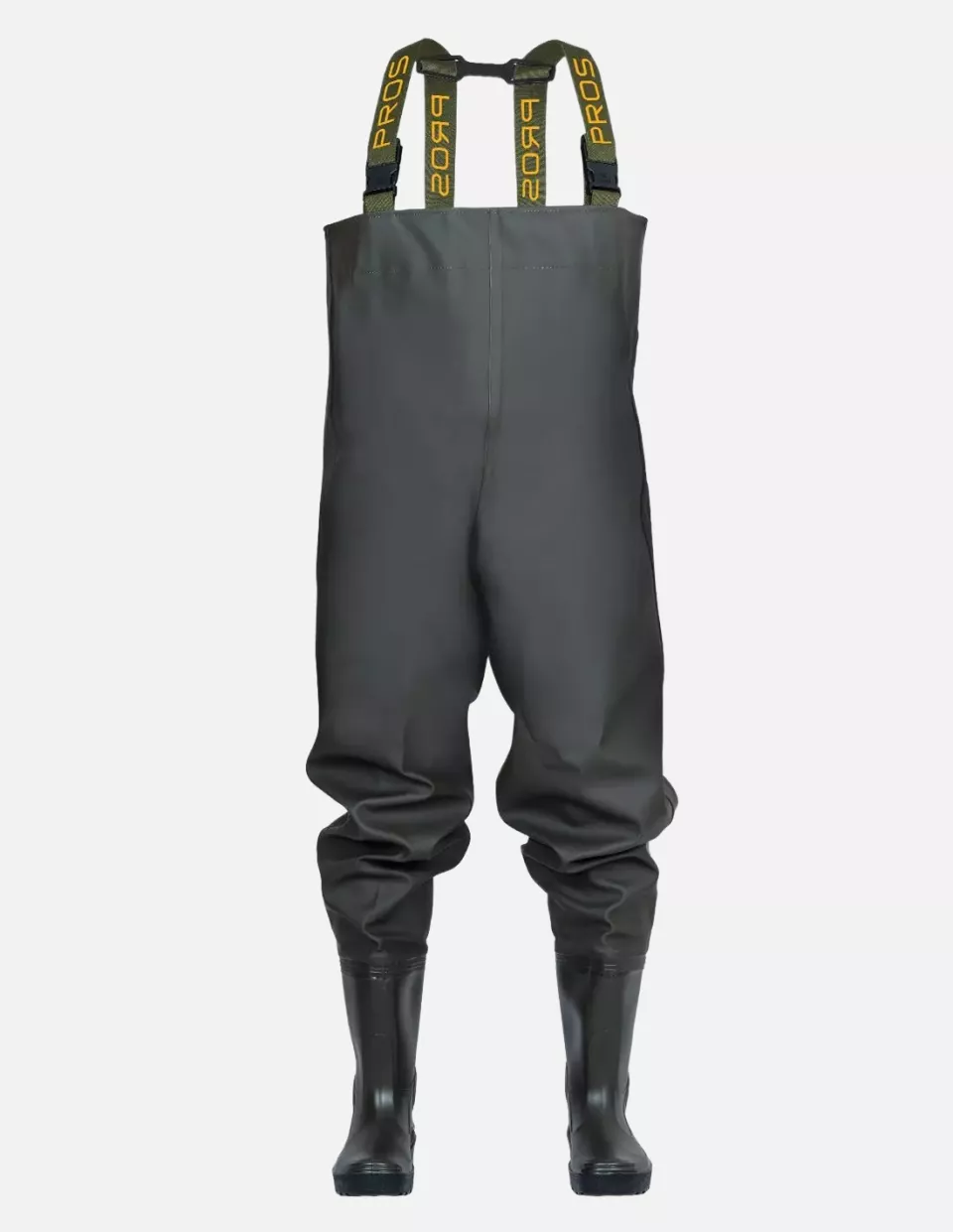 PROS SB01, Chest Waders, Green, image 1, gallery thumbnail