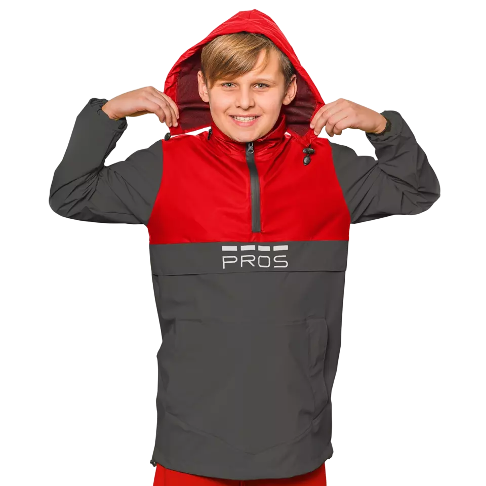 PROS 718, Sport Jacket, Red/Black, image 4, gallery thumbnail