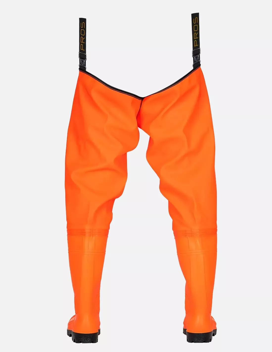PROS WRM02-F, Fluo Thigh Waders, Orange, image 2