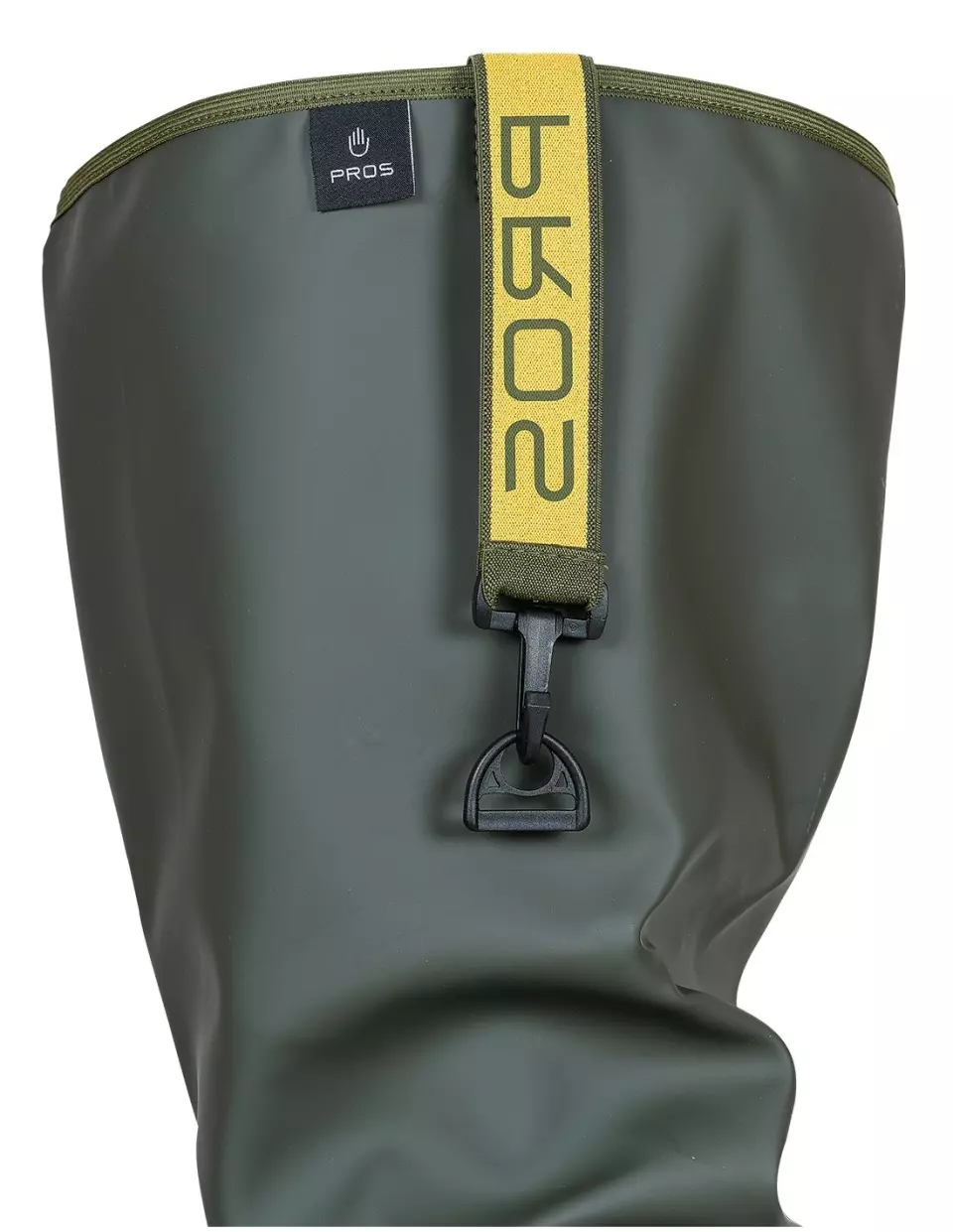 PROS WR02, Thigh Waders, Green, image 5, gallery thumbnail