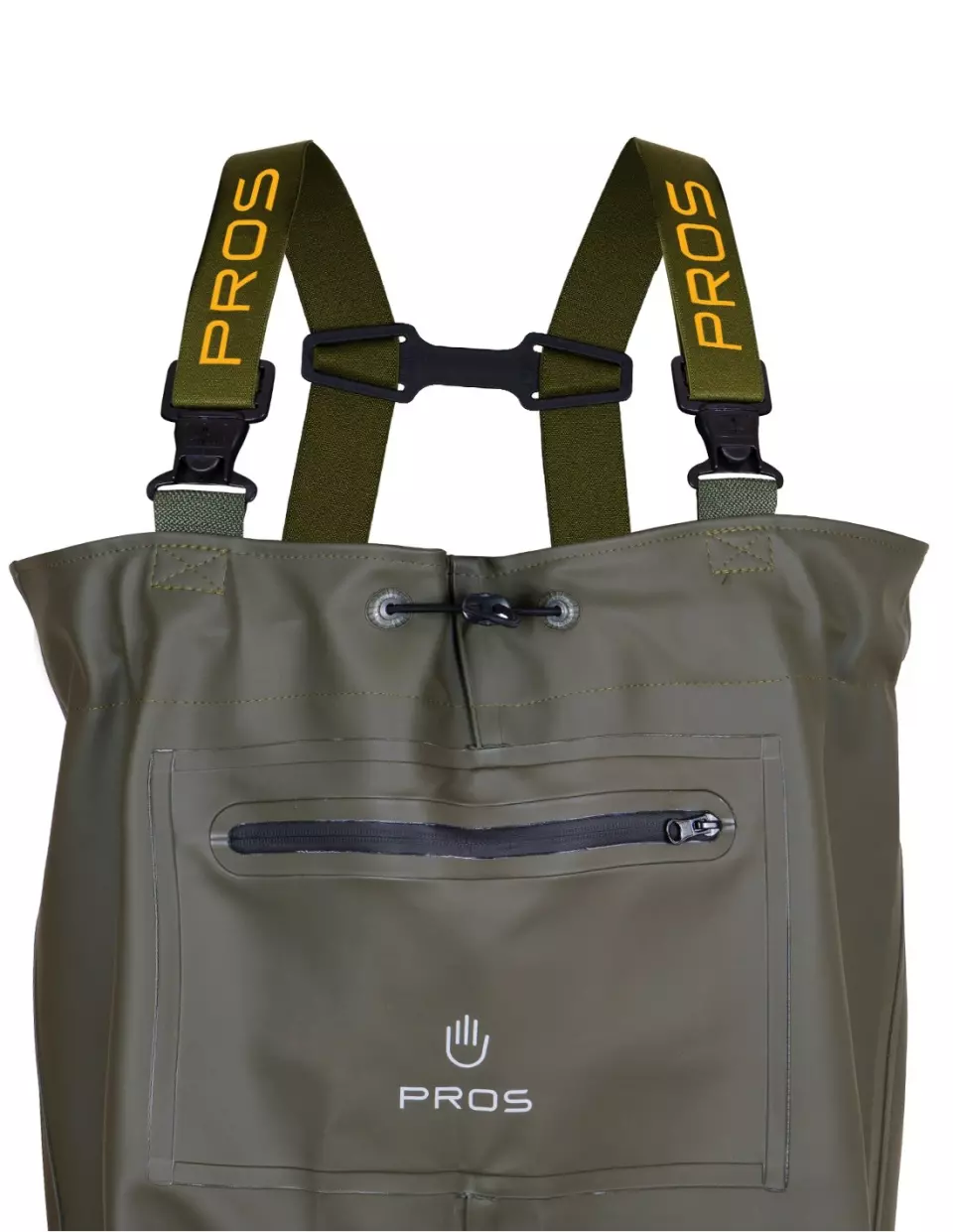 PROS SBPP01, Chest Waders, Green, image 4, gallery thumbnail