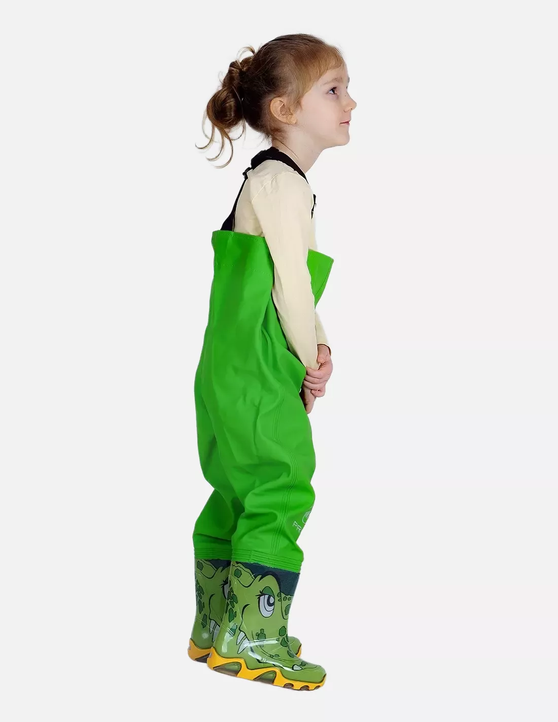 PROS SB06, Kids Chest Waders, Light Green, image 9