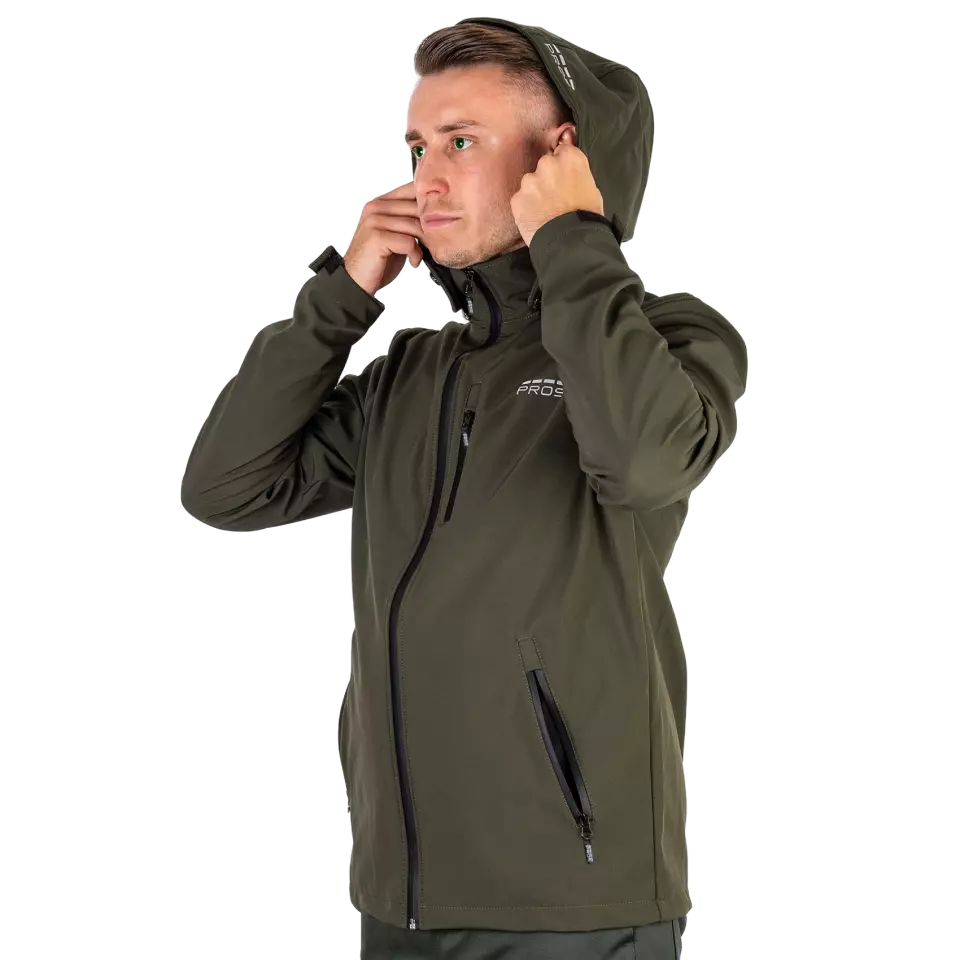 PROS 729, Sport Softshell-Jacke, Grün, image 2, gallery thumbnail