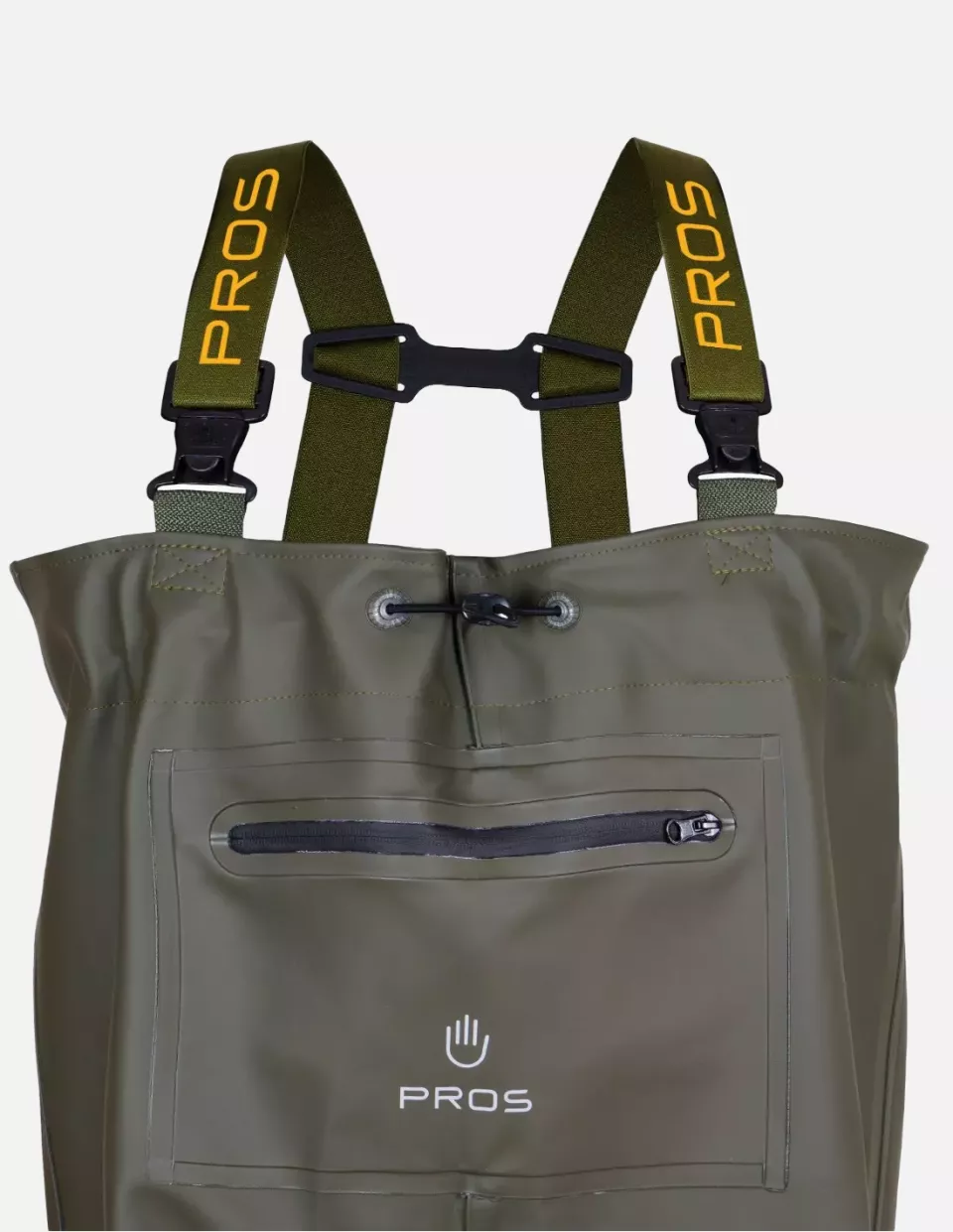 PROS SBPP01, Chest Waders, Green, image 4, gallery thumbnail