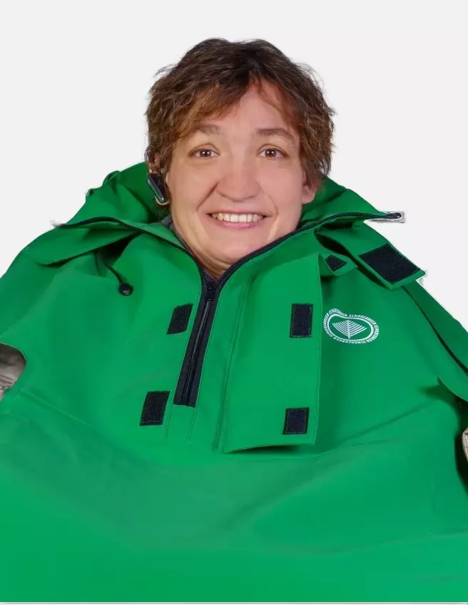 BeMoreGreen 911, Wheelchair Poncho, Green, image 4