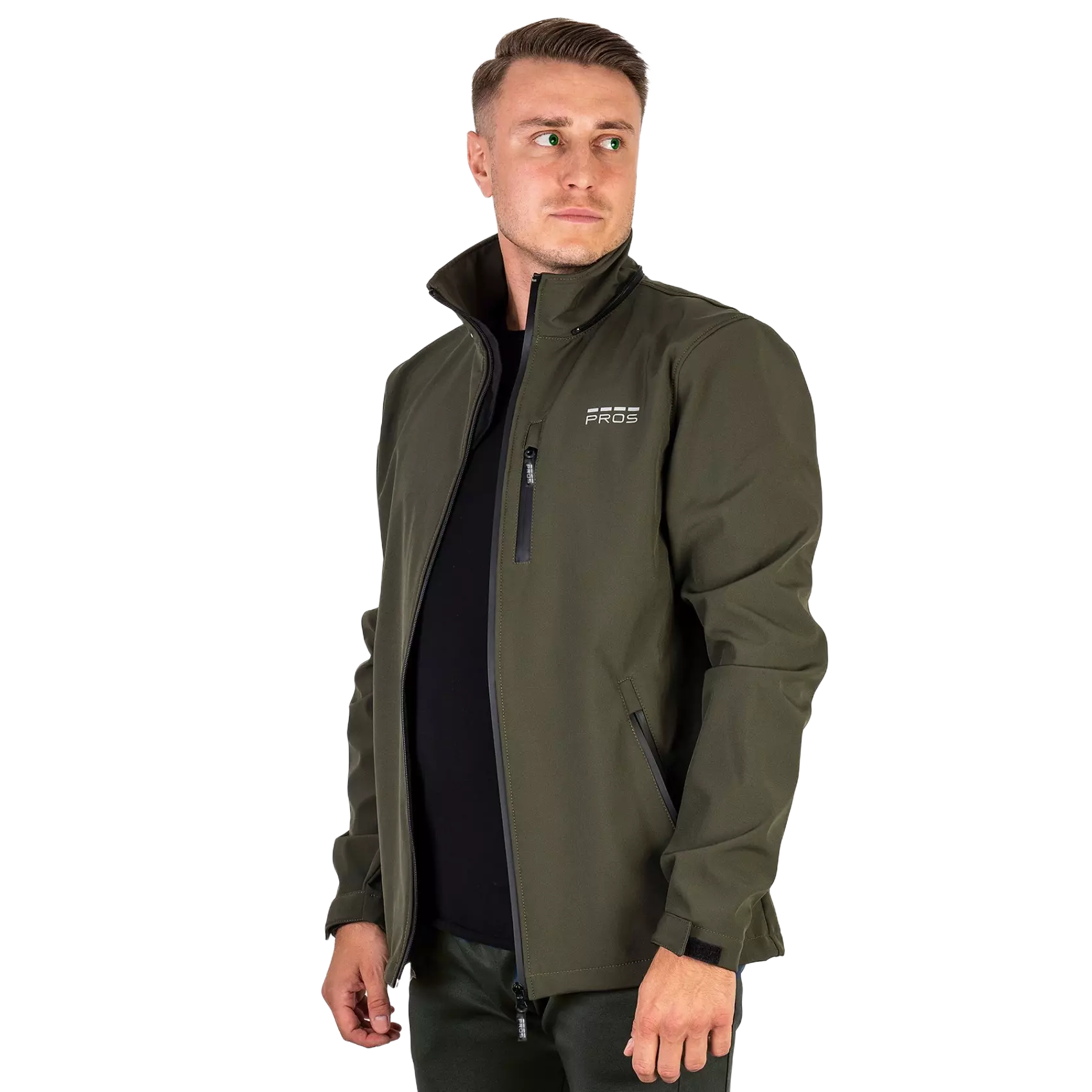 PROS 729, Sport Softshell-Jacke, Grün, image 4