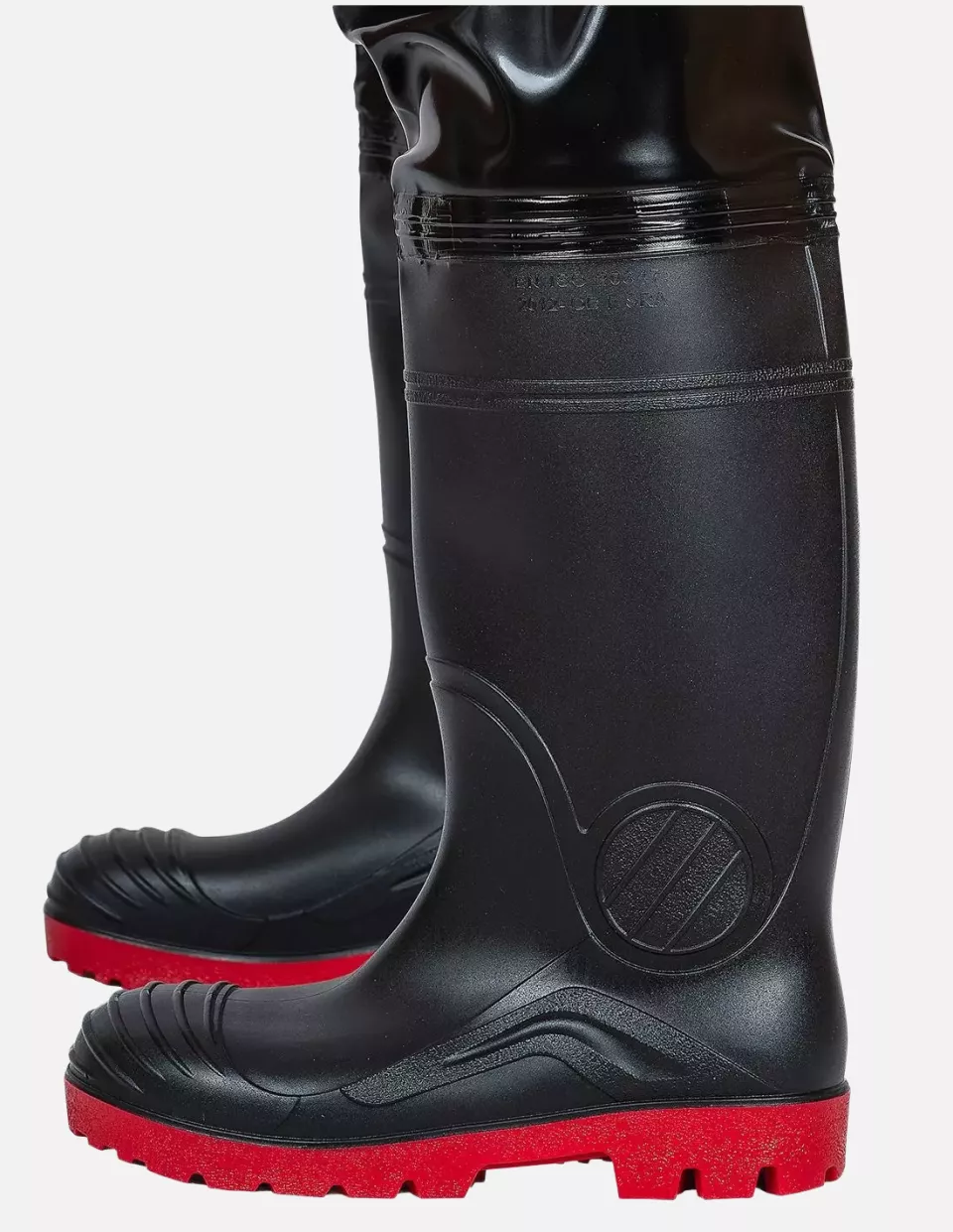 PROS WR02-S, Strong Thigh Waders, Black, image 6, gallery thumbnail