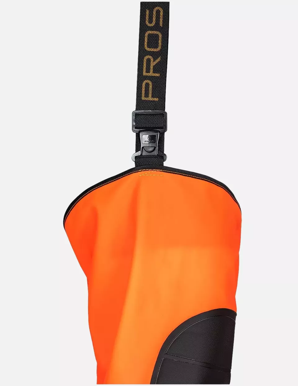 PROS WRM02-F, Fluo Thigh Waders, Orange, image 4, gallery thumbnail