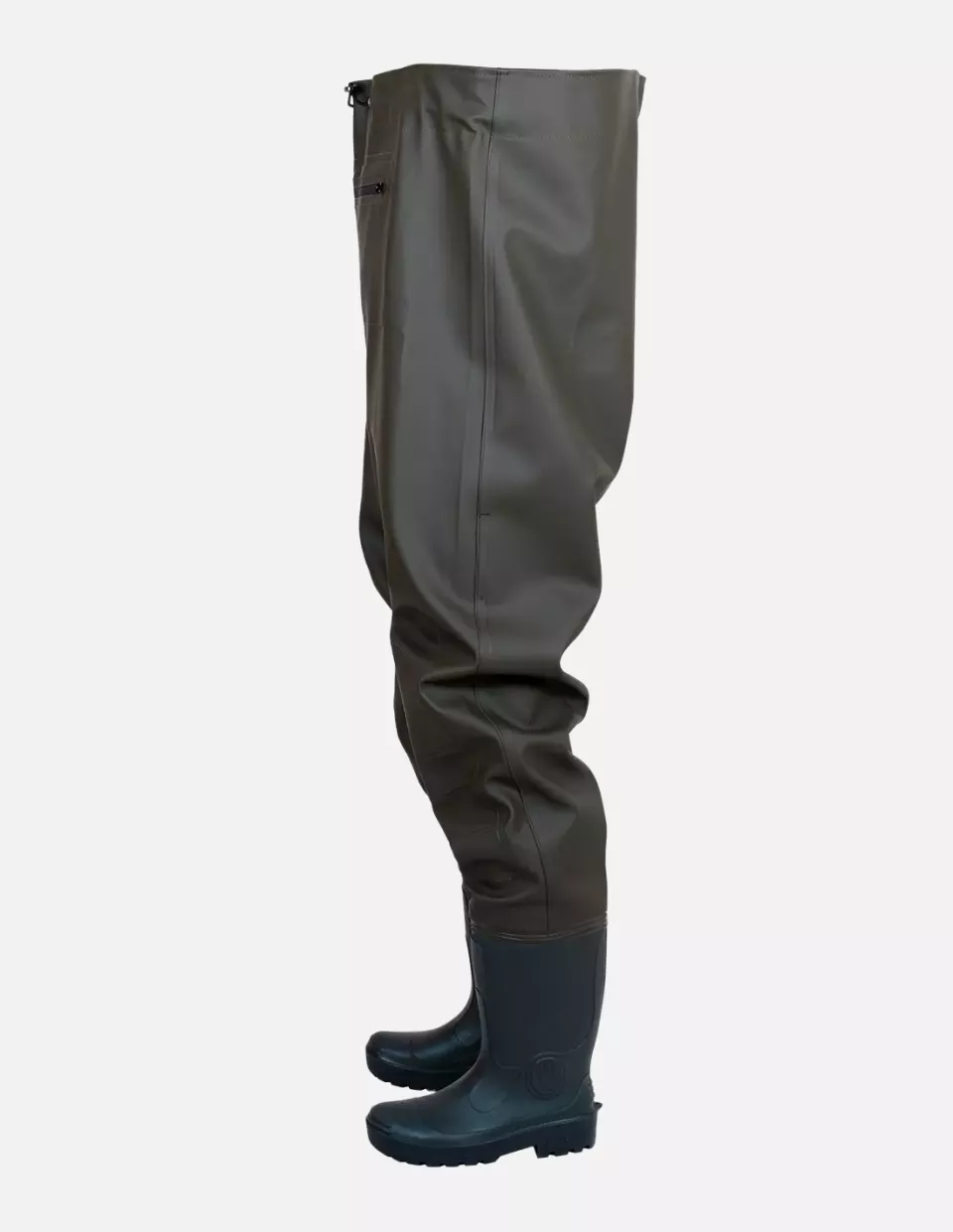 PROS SBPP01, Chest Waders, Green, image 3, gallery thumbnail