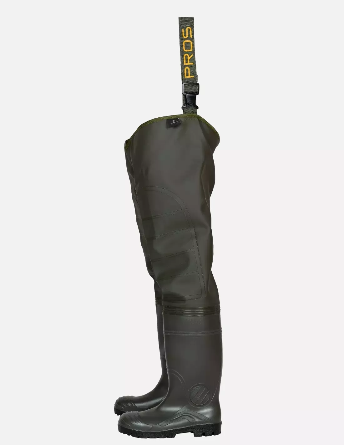 PROS WRM02B, Thigh Waders, Green, image 3