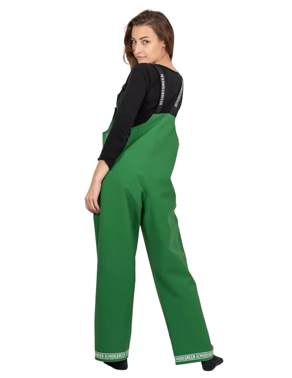 BeMoreGreen 904, Bibpants, Green, image 4, gallery thumbnail