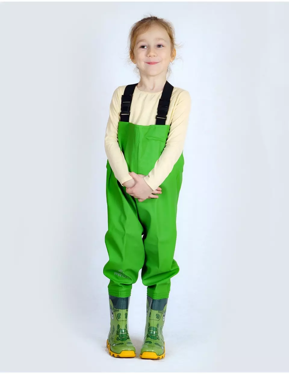 PROS SB06, Kids Chest Waders, Light Green, image 8, gallery thumbnail