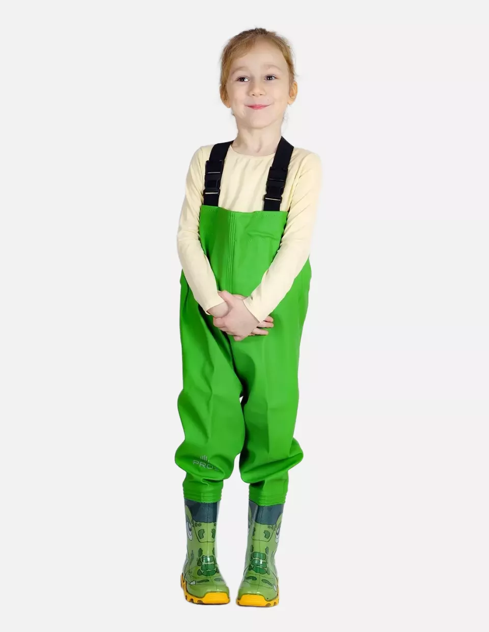 PROS SB06, Kids Chest Waders, Light Green, image 8, gallery thumbnail