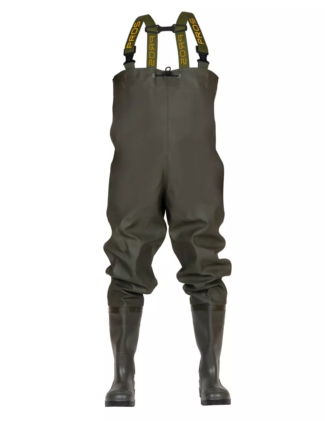 PROS SBM01B, Chest Waders, Green, image 1