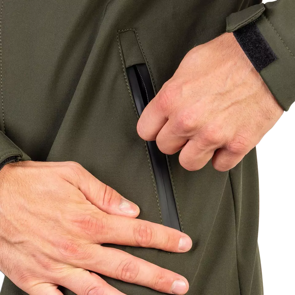 PROS 729, Sport Softshell-Jacke, Grün, image 5, gallery thumbnail