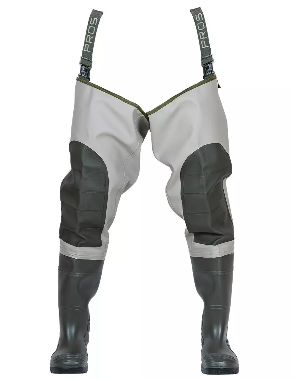 PROS WRP02, Thigh Waders, Light Olive, image 1, gallery thumbnail