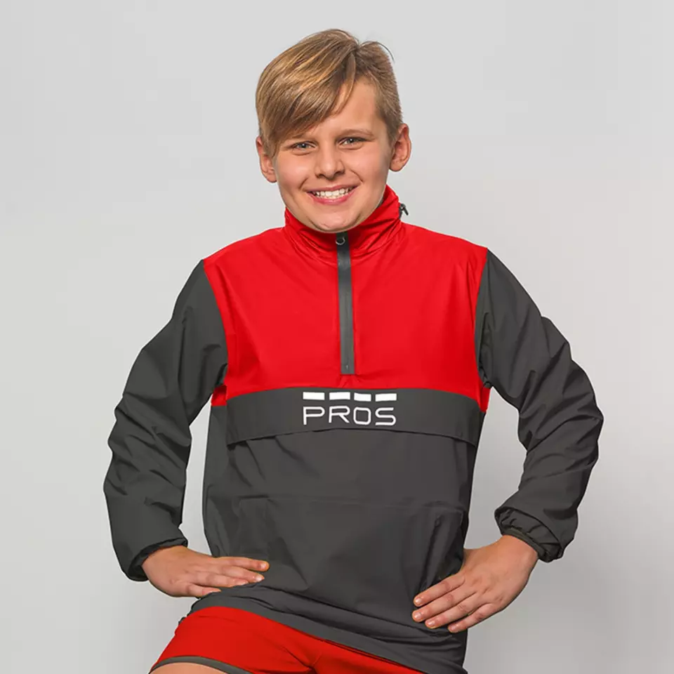 PROS 718, Sport Jacket, Red/Black, image 3, gallery thumbnail