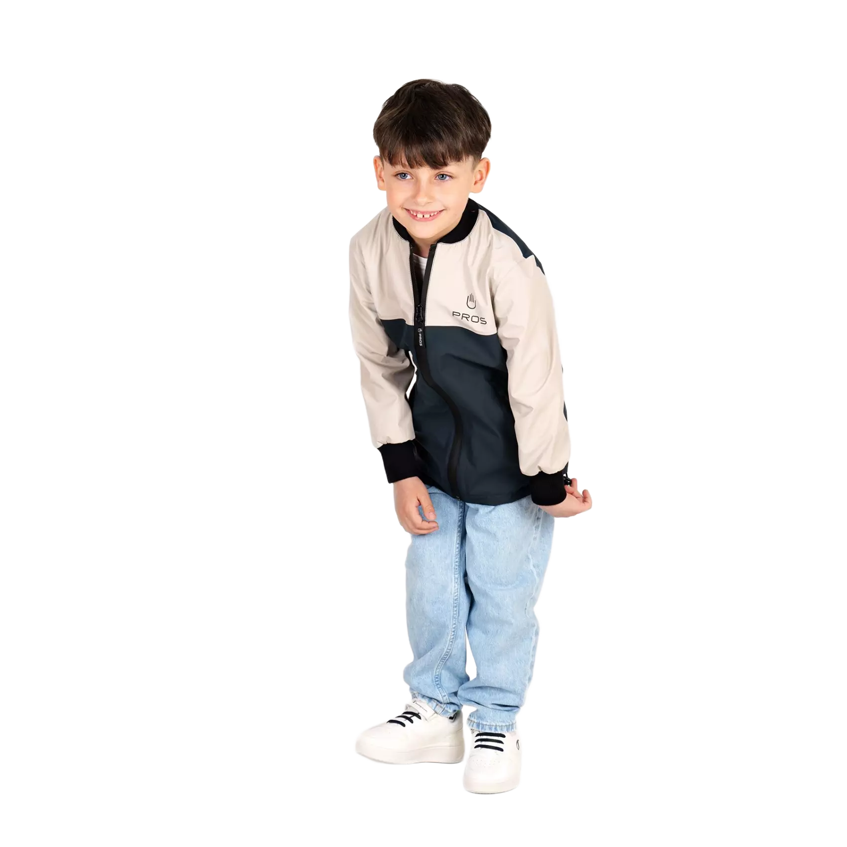 PROS 717, Sport Jacket, Navy/Light Sand, image 4