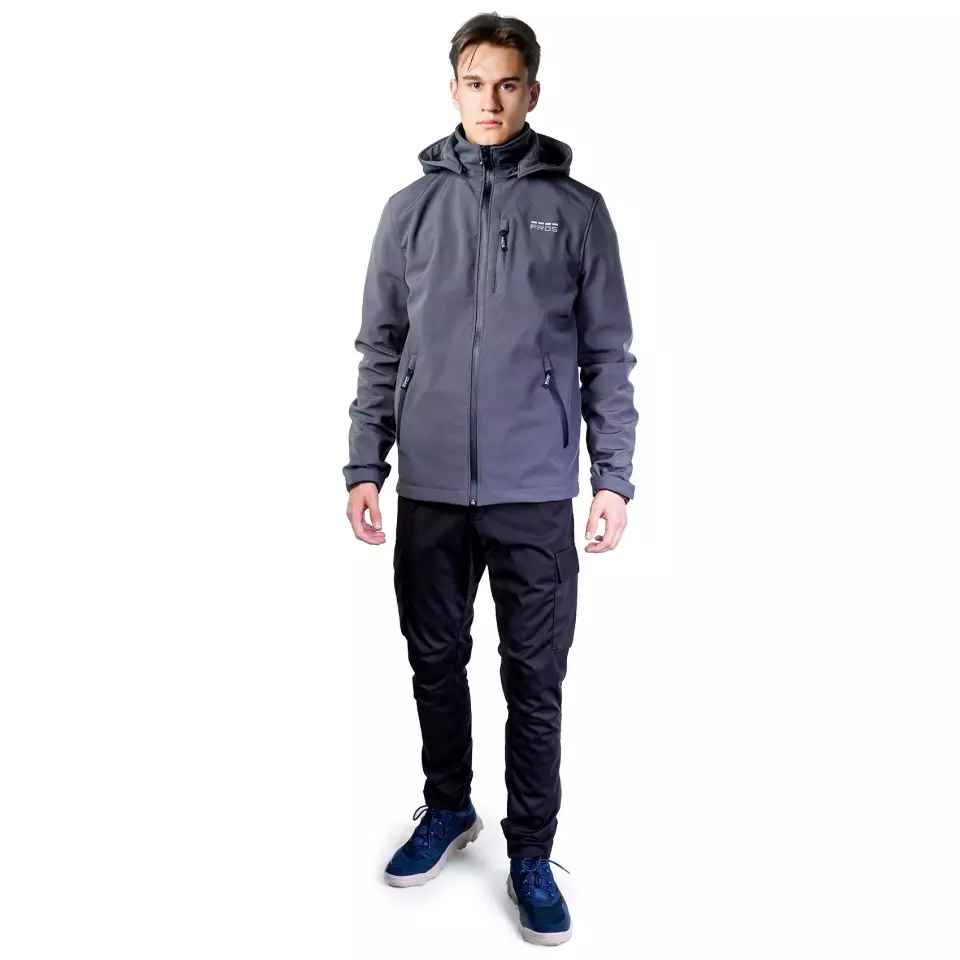 PROS 741, Sport Softshell Trousers, Black, image 5, gallery thumbnail