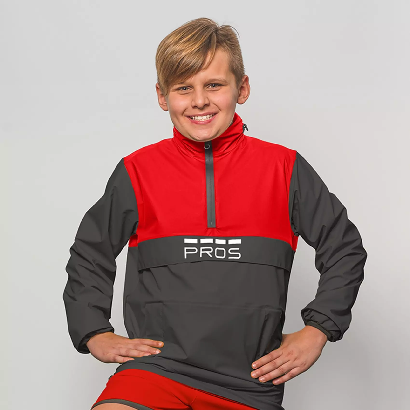 PROS 718, Sport Jacket, Red/Black, image 3