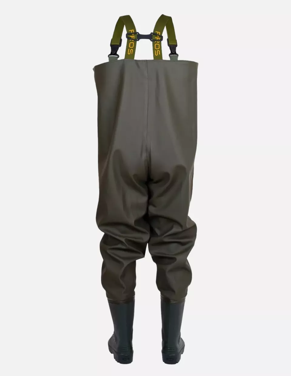 PROS SBPP01, Chest Waders, Green, image 2, gallery thumbnail