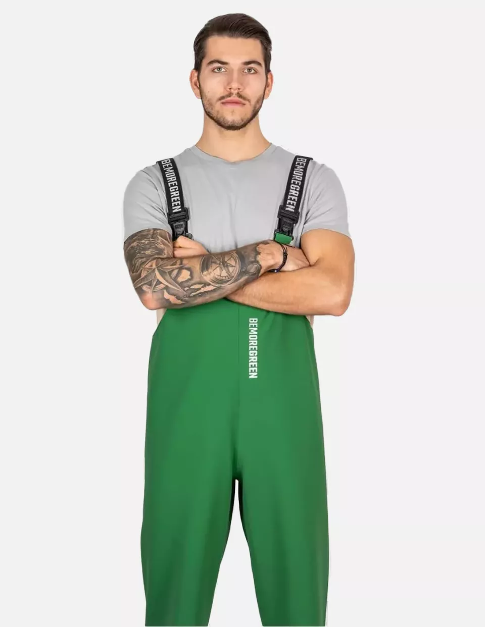 BeMoreGreen 904, Bibpants, Green, image 1, gallery thumbnail