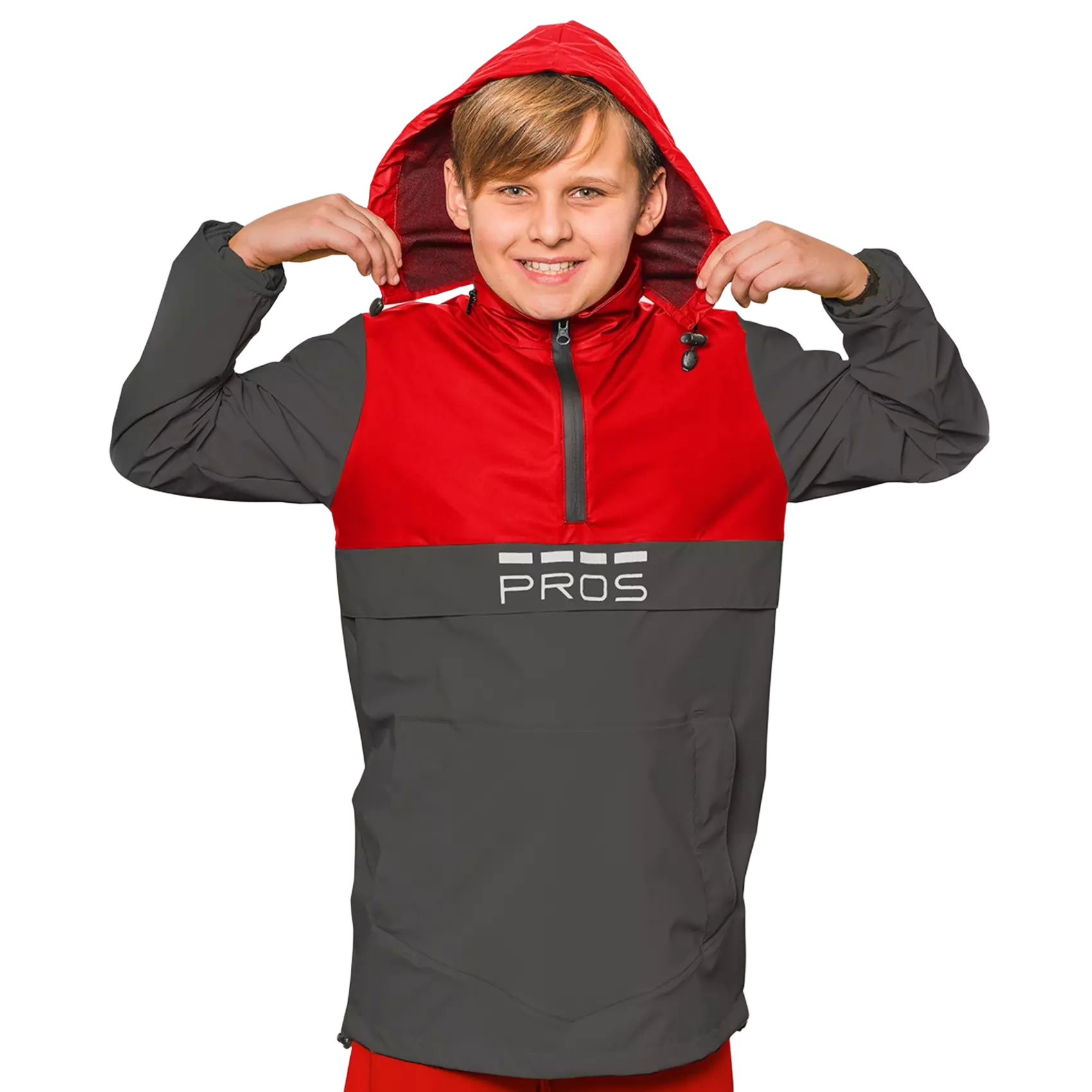 PROS 718, Sport Jacket, Red/Black, image 4