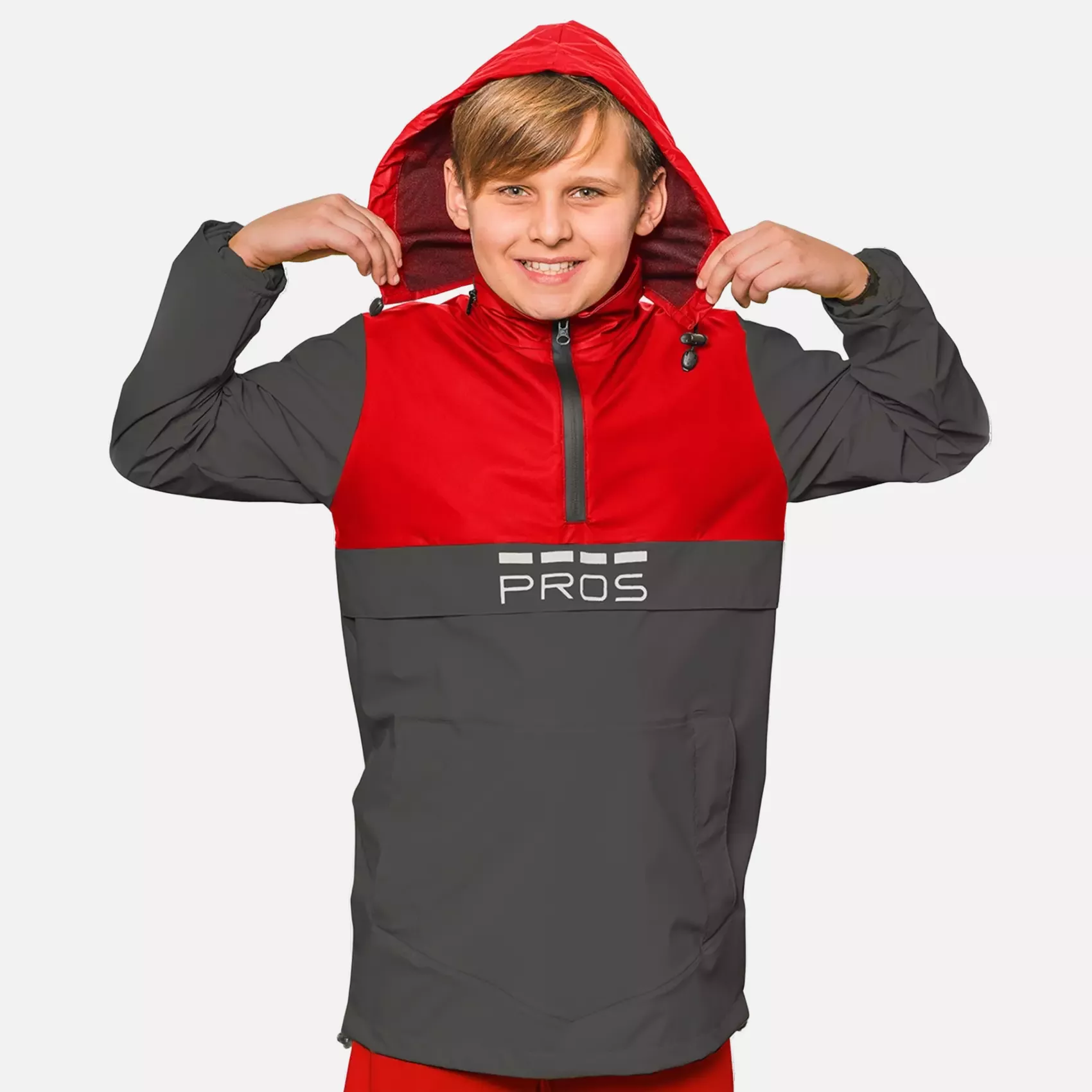 PROS 718, Sport Jacket, Red/Black, image 4