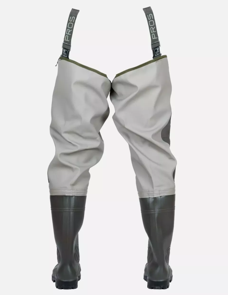PROS WRP02, Thigh Waders, Light Olive, image 2, gallery thumbnail