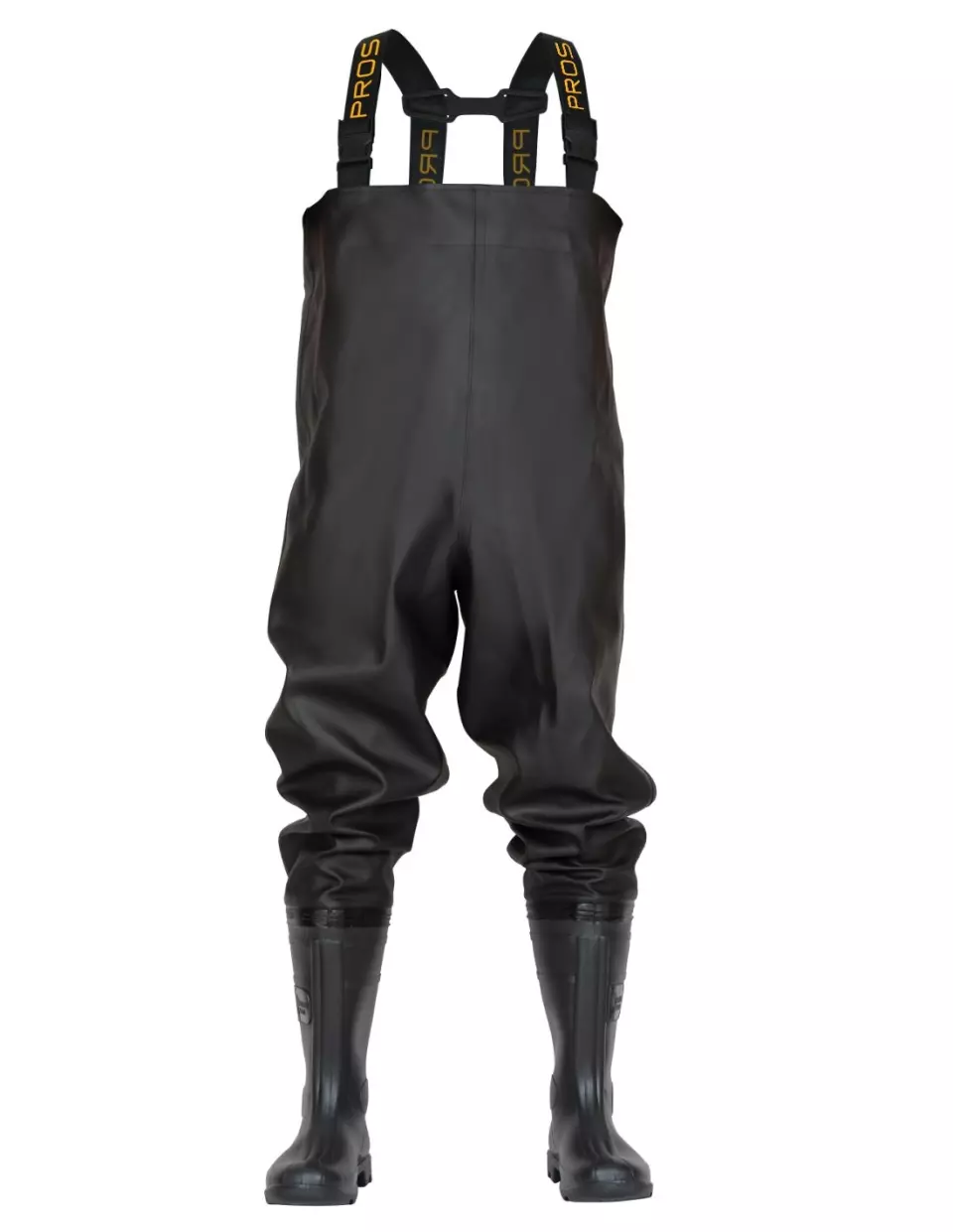 PROS SBA01B, Chest Waders, Black, image 1, gallery thumbnail