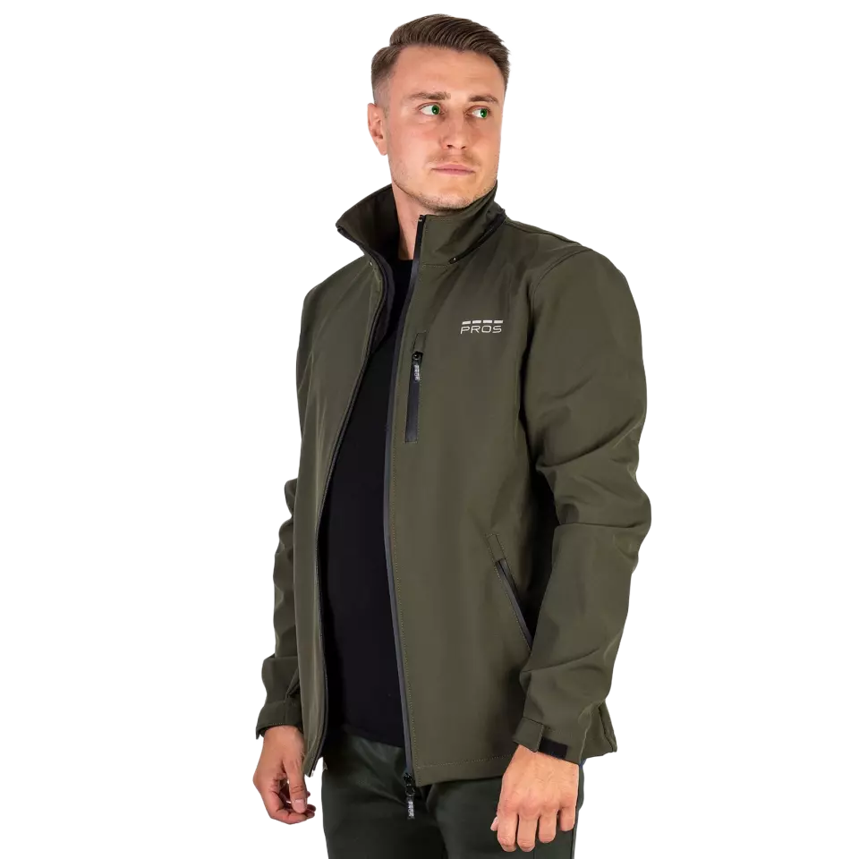 PROS 729, Sport Softshell-Jacke, Grün, image 4, gallery thumbnail