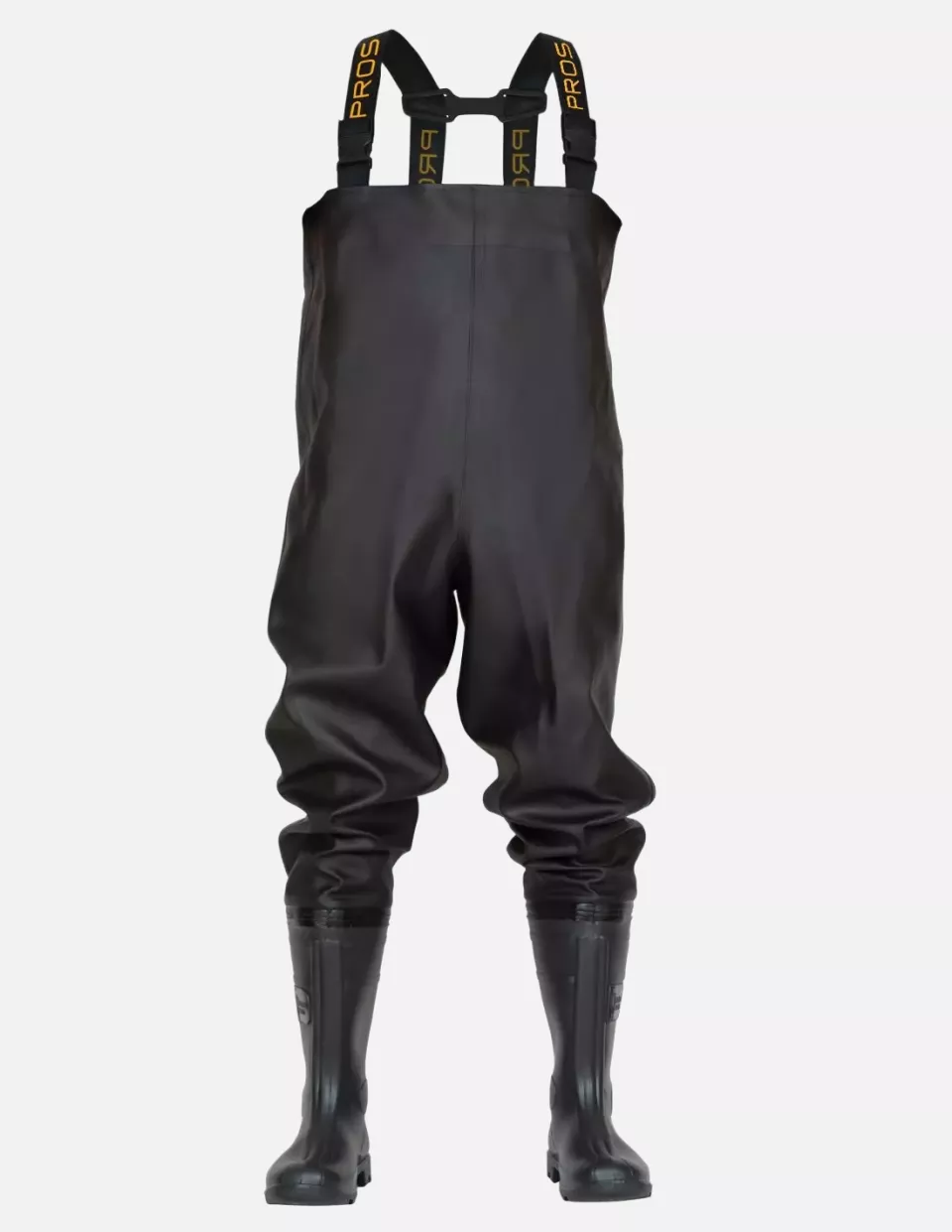 PROS SBA01B, Chest Waders, Black, image 1, gallery thumbnail