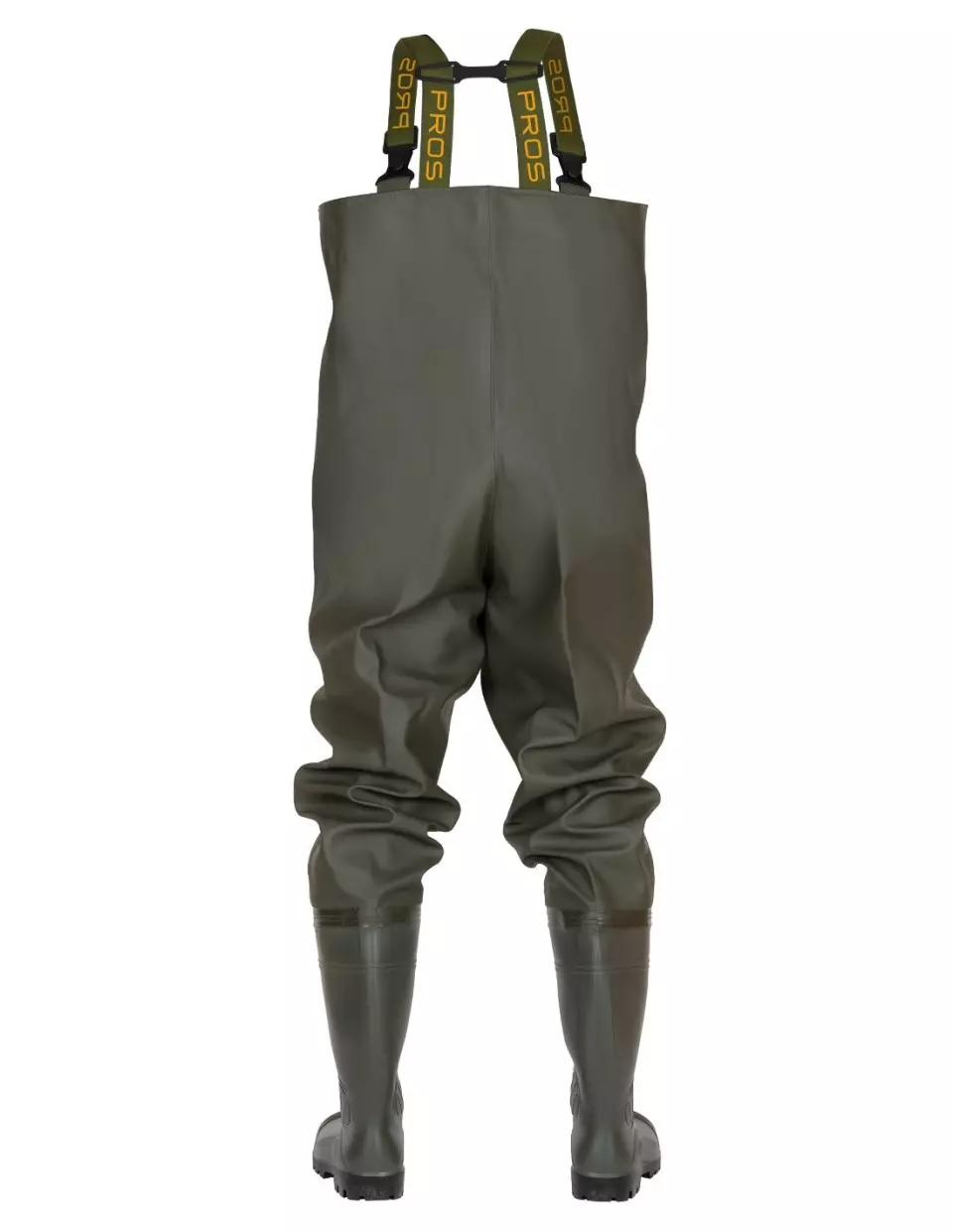 PROS SBM01B, Chest Waders, Green, image 2, gallery thumbnail