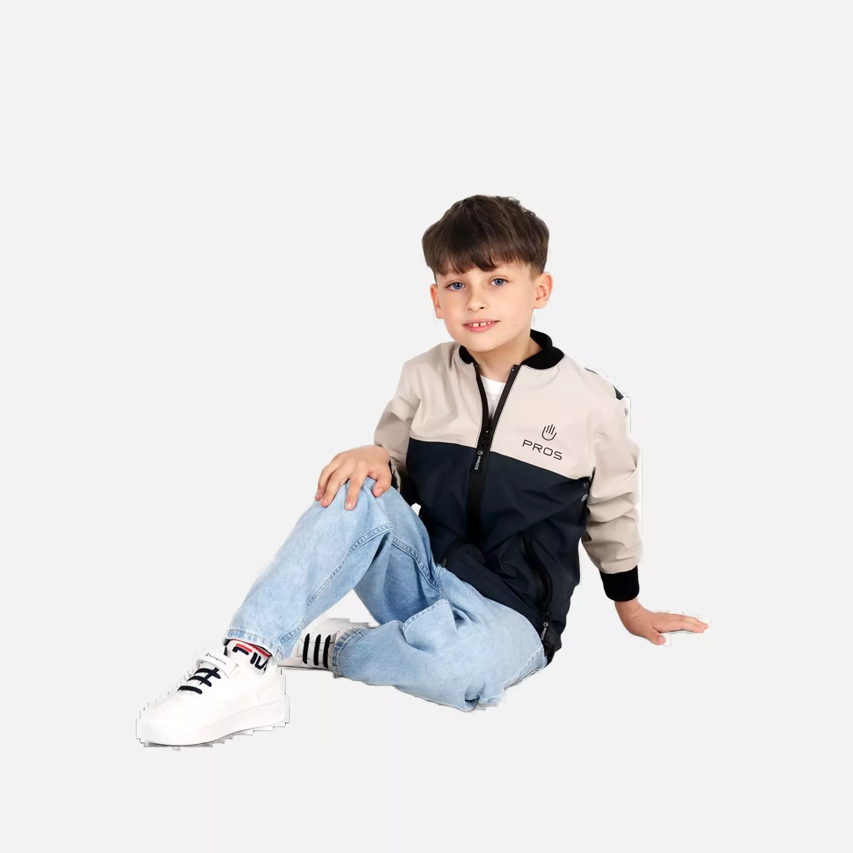 PROS 717, Sport Jacket, Navy/Light Sand, image 3