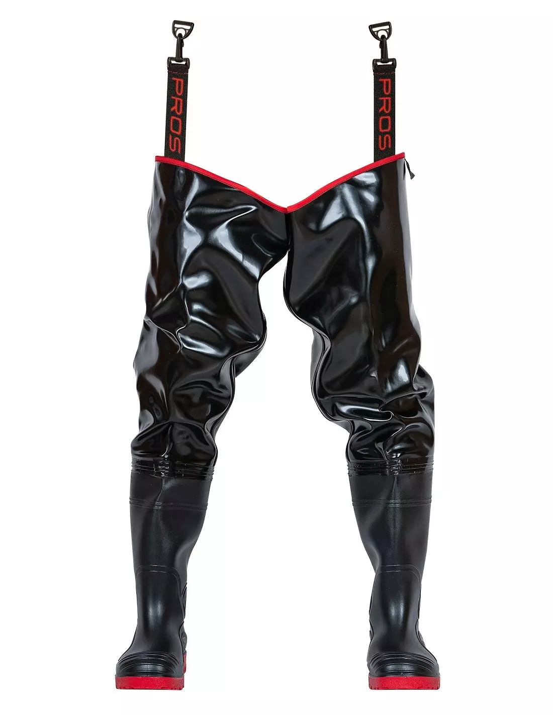 PROS WR02-S, Strong Thigh Waders, Black, image 1