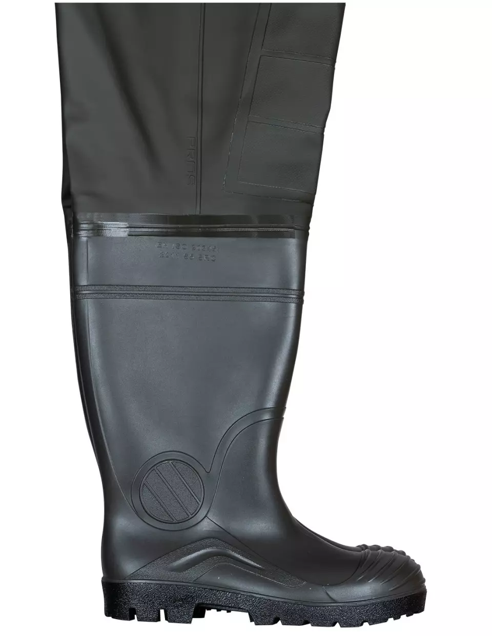 PROS SBM01B, Chest Waders, Green, image 6, gallery thumbnail