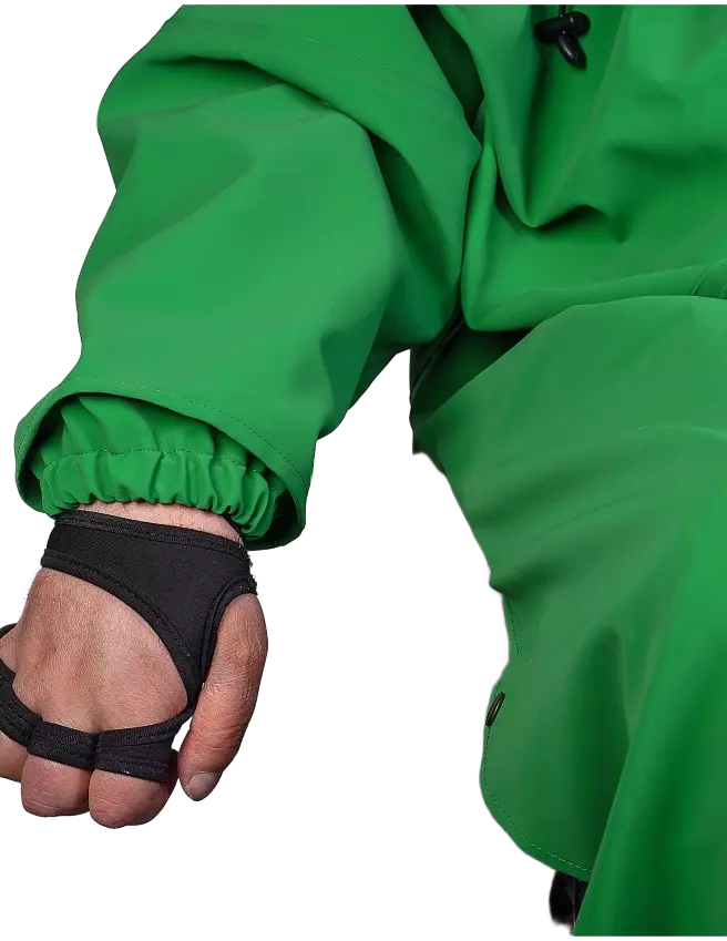 BeMoreGreen 910, Wheelchair Poncho, Green, image 2