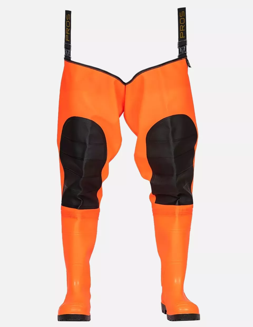 PROS WRM02-F, Fluo Thigh Waders, Orange, image 1, gallery thumbnail