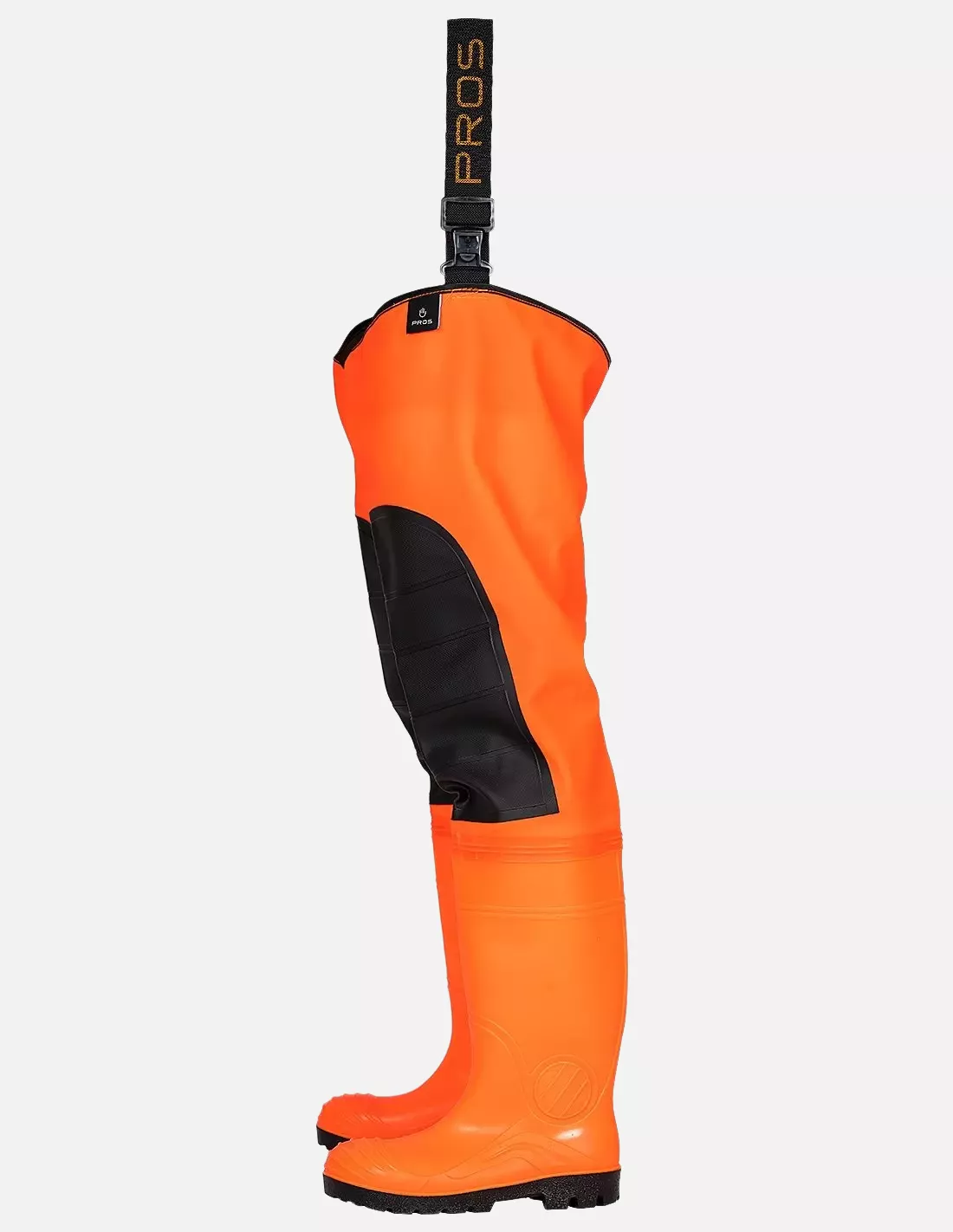 PROS WRM02-F, Fluo Thigh Waders, Orange, image 3
