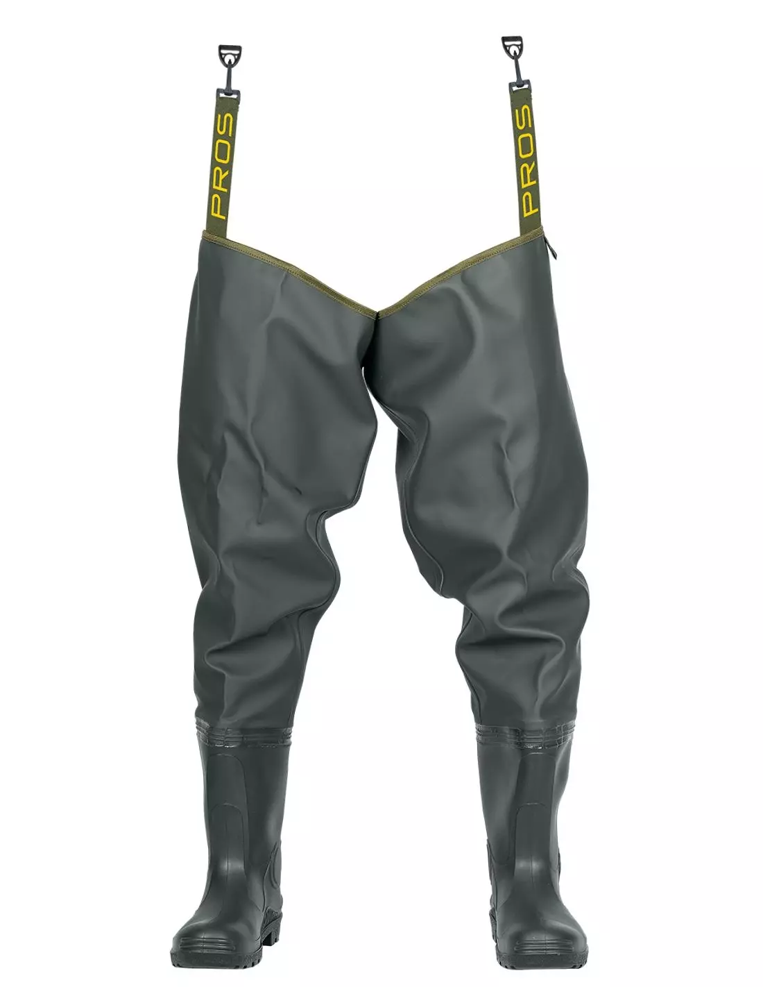 PROS WR02, Thigh Waders, Green, image 1