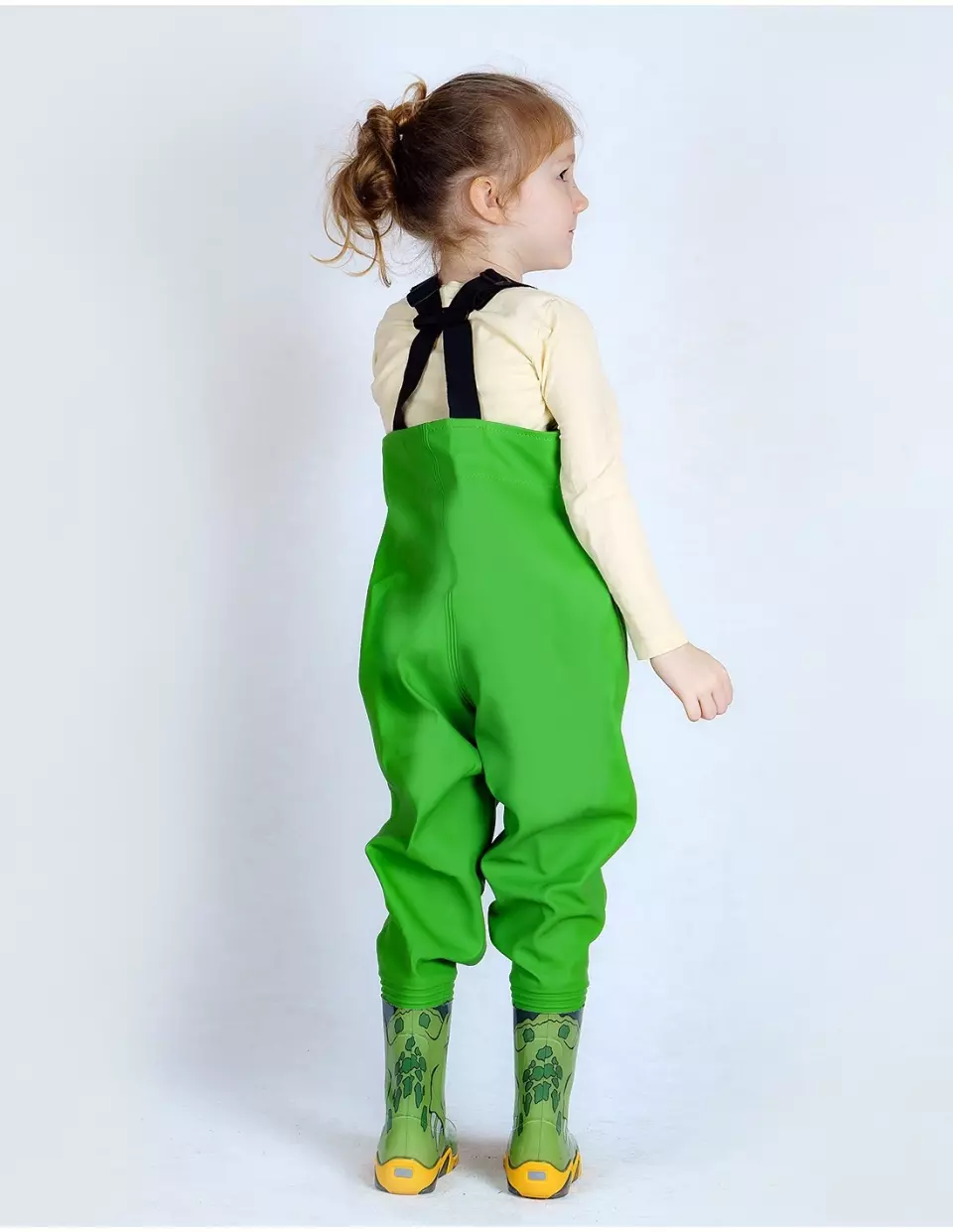 PROS SB06, Kids Chest Waders, Light Green, image 10, gallery thumbnail